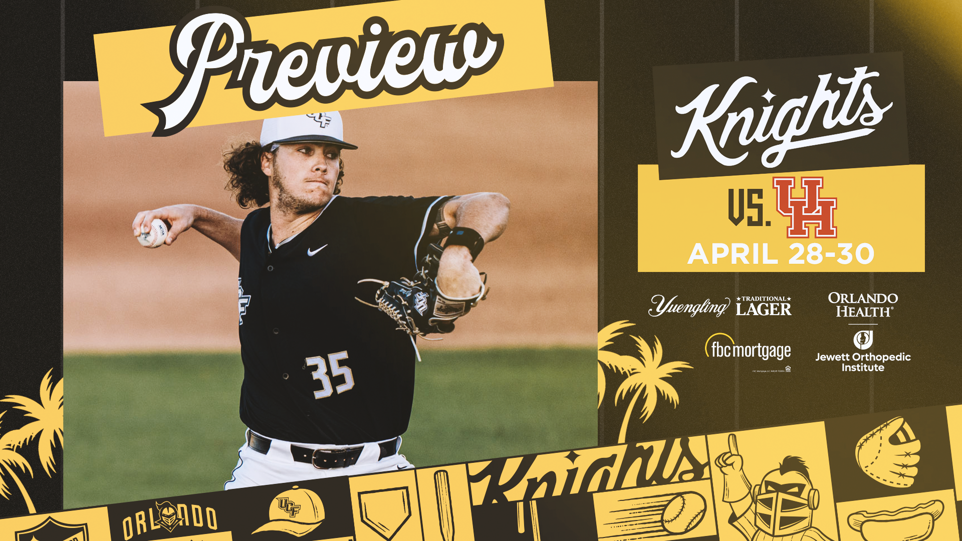 Baseball Hosts Stetson for Midweek Rematch - UCF Athletics