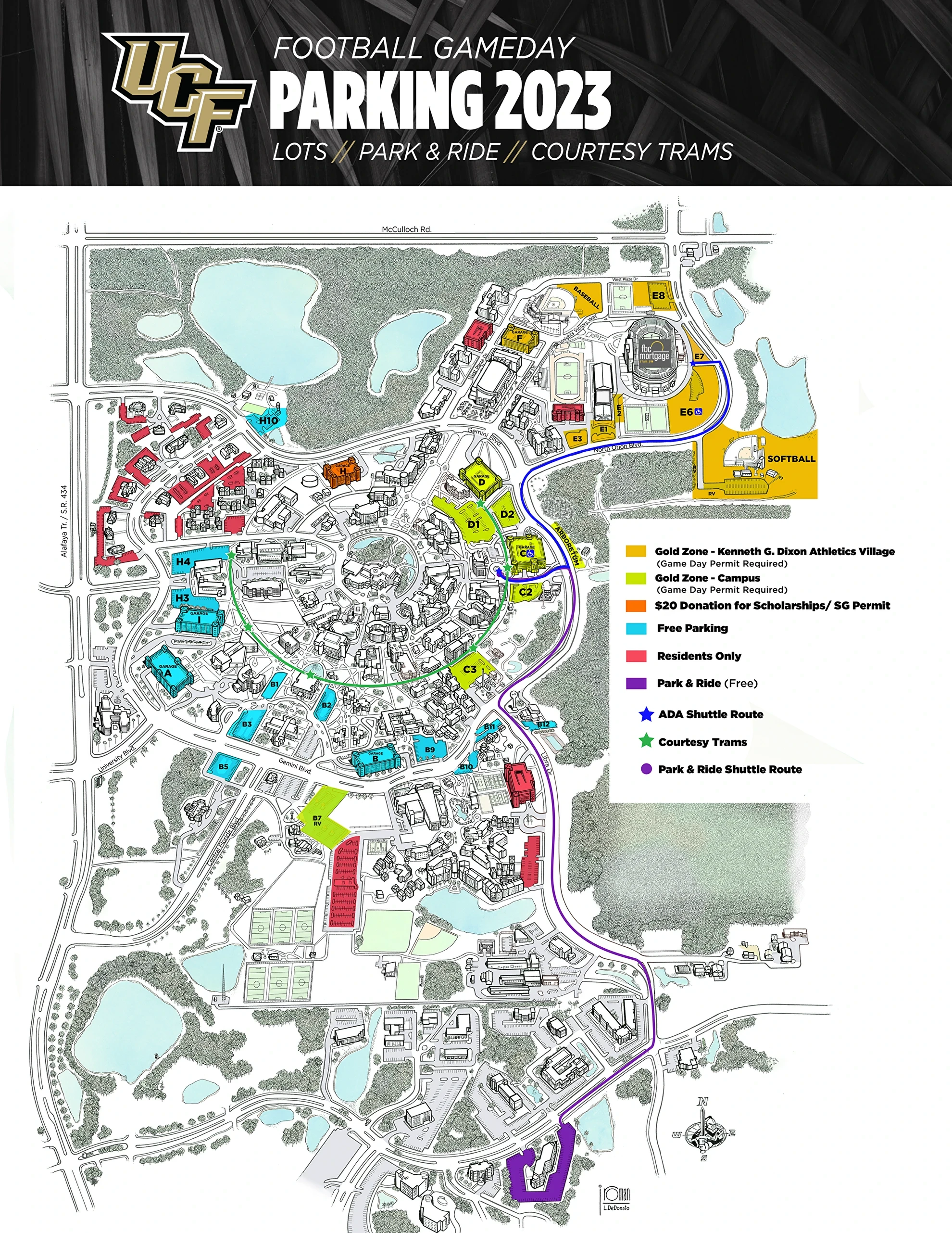 Game Day Timeline - Stadium Maps