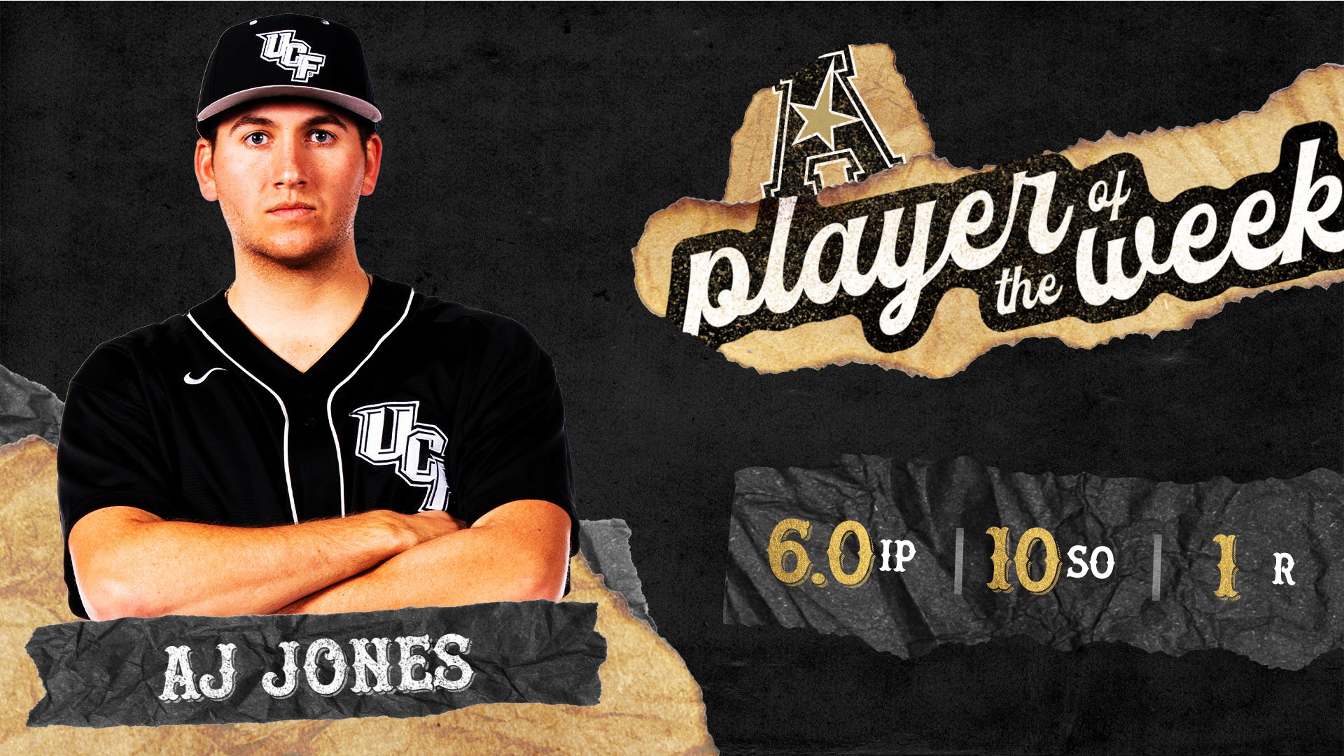 AJ Jones Named The American Pitcher of the Week - UCF Athletics ...