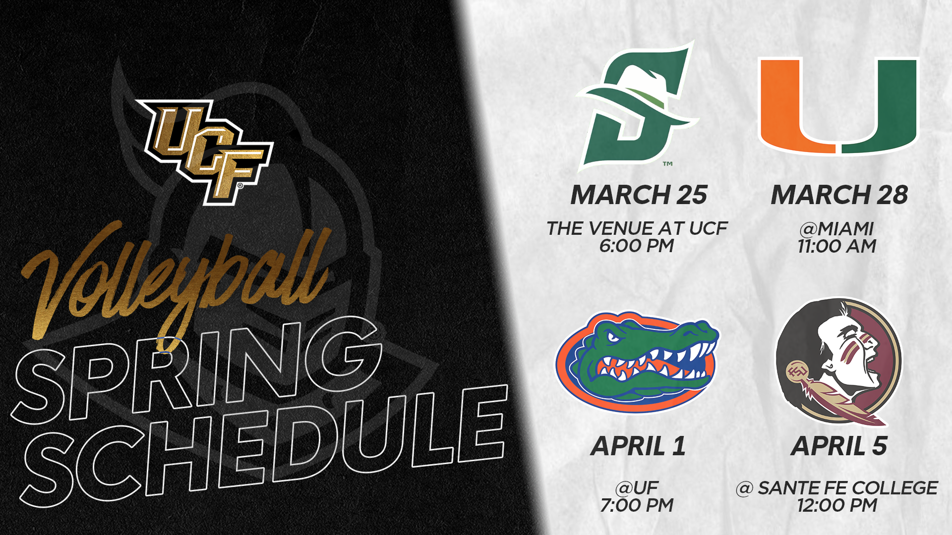 Volleyball Spring Schedule Unveiled UCF Athletics Official