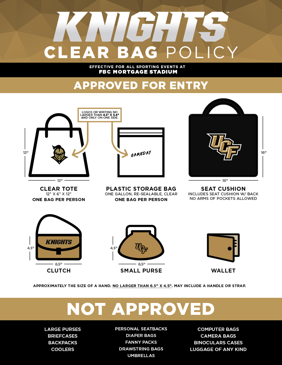 Security Policies - UCF Athletics - Official Athletics Website