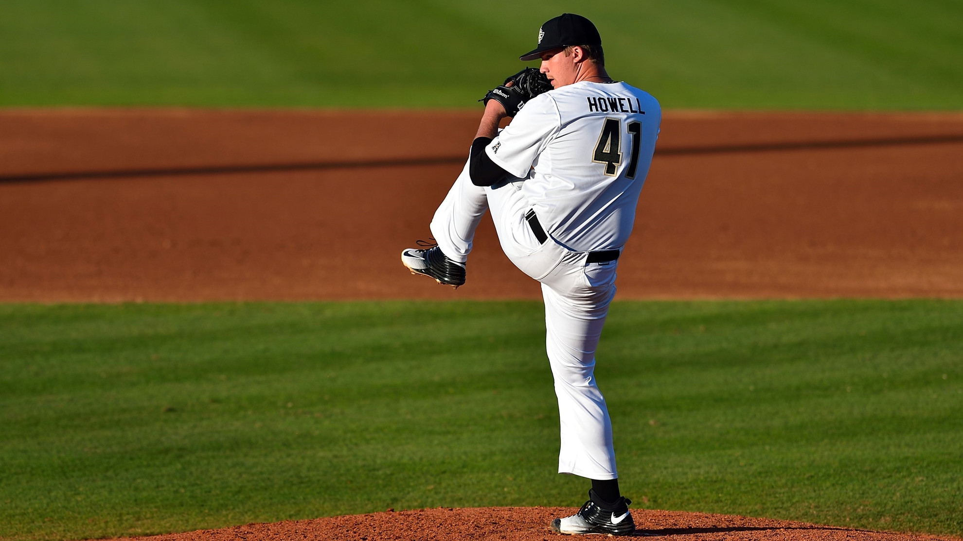 Starting pitcher Jordan Montgomery (34) of the South Carolina Gamecocks  delivers a pitch in an NCAA Division I Baseball Regional Tournament game  against the Campbell Camels on Friday, May 30, 2014, at