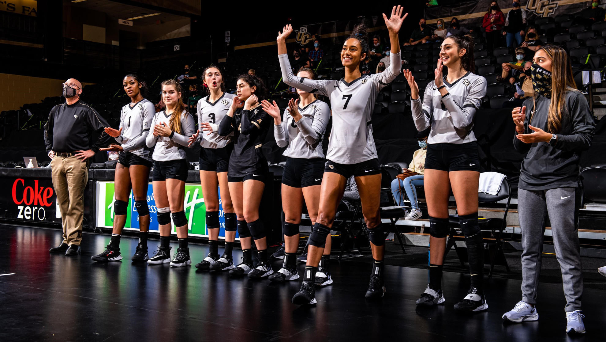 Knights Sweep Cincinnati, Claim First in Division - UCF Athletics ...