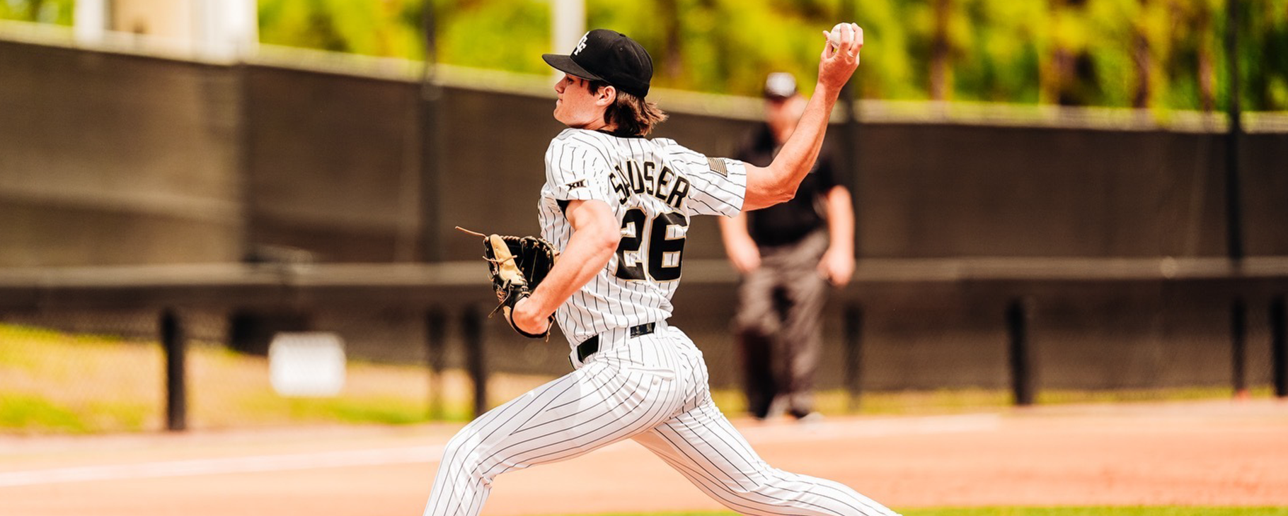 Sauser Tabbed Big 12 Co-Pitcher of the Week - UCF Athletics - Official ...