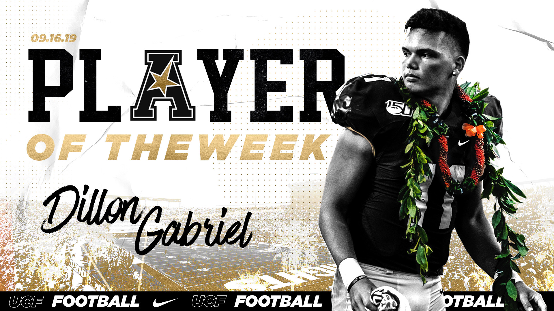 Gabriel Earns AAC Player Of The Week Honors - UCF Athletics - Official ...