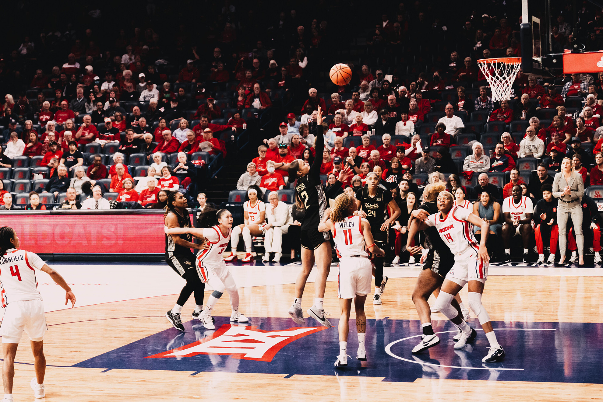 Ngodu's 22-Point Double-Double Leads Women's Hoops to First Big 12