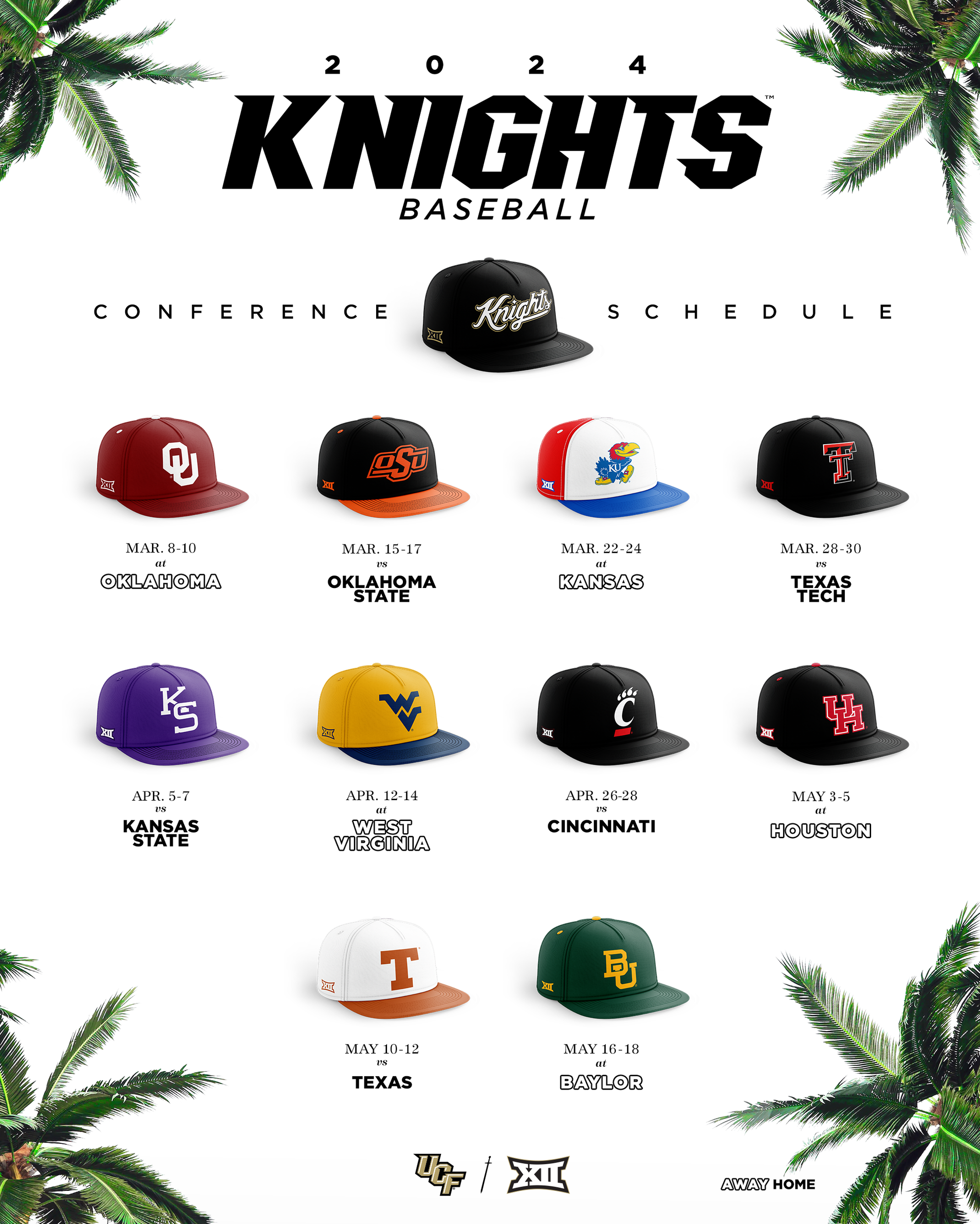 ucf-baseball-s-inaugural-big-12-schedule-released-ucf-athletics-official-athletics-website