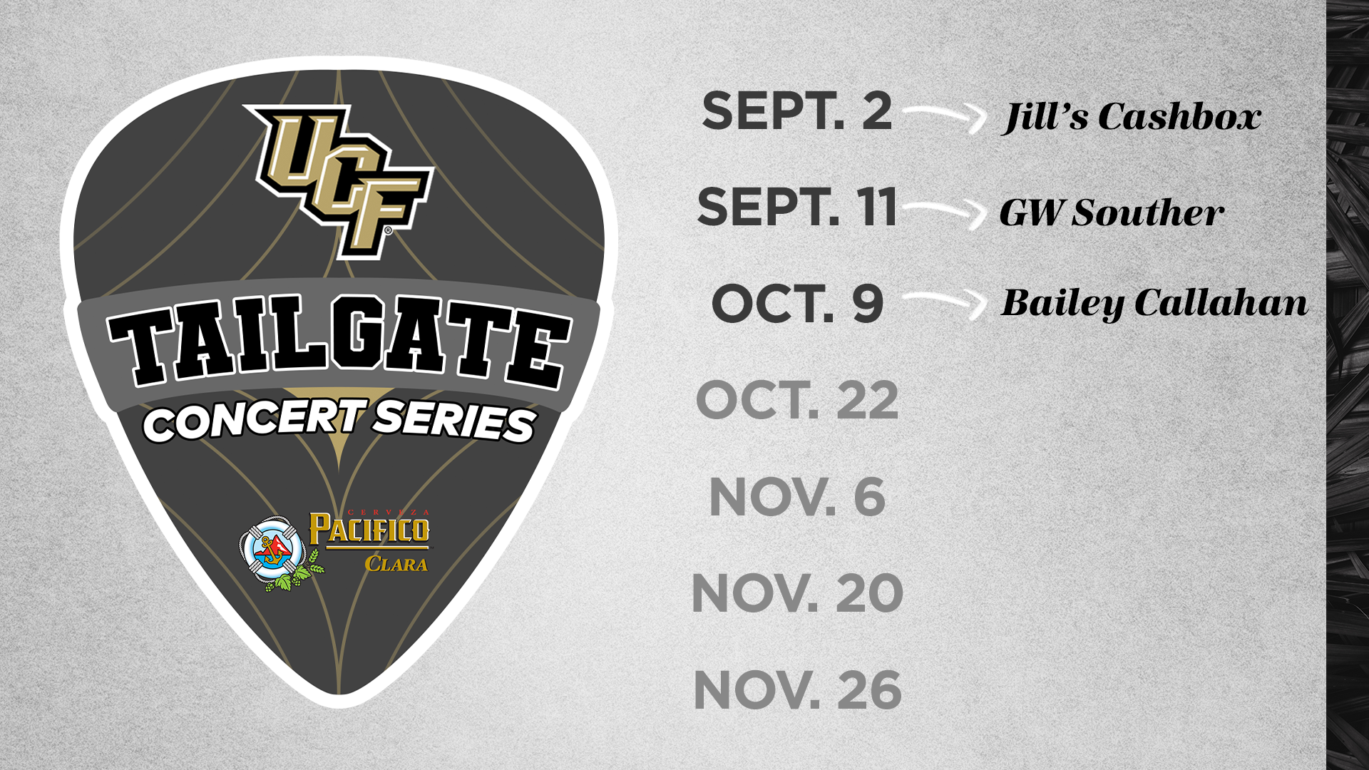 Pacifico Tailgate Concert Series Returns for 2021 UCF Athletics