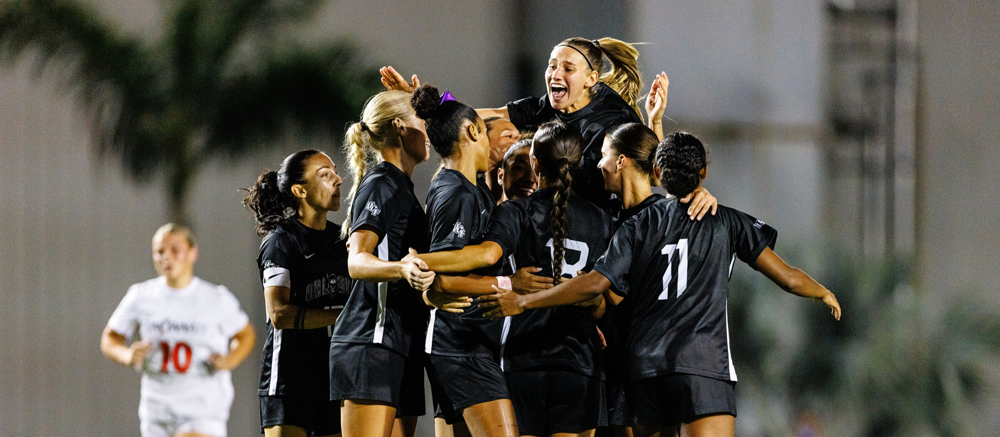 Women's Soccer Bests Cincinnati, 3-0, in First Fright Night Action